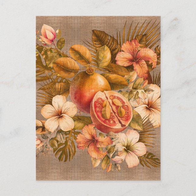 Grandma Manuela's Guavas Postcard (Front)