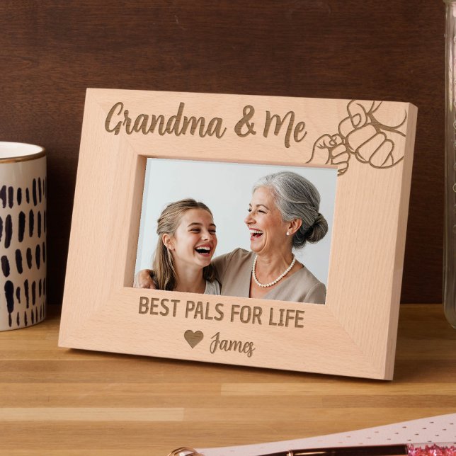 Grandma & Me – Best Pals for Life from grandchild Etched Frames (Creator Uploaded)