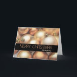 Grandma  Merry Christmas card<br><div class="desc">'Tis the season to party and celebrate: Merry Christmas! Surprise your nearest and dearest, your friends, co-workers, neighbours or even your boss with a special card. Many different designs available: from a modern collage photography card, mixing ornaments and winter landscapes, a classic vintage christmas theme or a more modern holiday...</div>