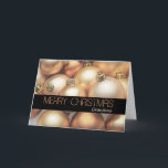 Grandma  Merry Christmas card<br><div class="desc">'Tis the season to party and celebrate: Merry Christmas! Surprise your nearest and dearest, your friends, co-workers, neighbours or even your boss with a special card. Many different designs available: from a modern collage photography card, mixing ornaments and winter landscapes, a classic vintage christmas theme or a more modern holiday...</div>