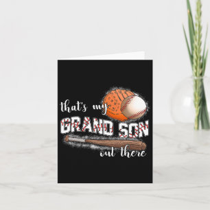 Grandma Mothers Day That's My Grandson Out There S Card