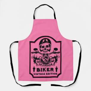 Grandma Motorbike Rider Apron