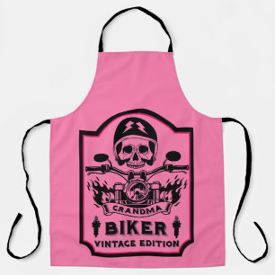 Grandma Motorbike Rider Apron