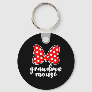 Grandma Mouse Family Vacation - Funny Grandma Mous Key Ring