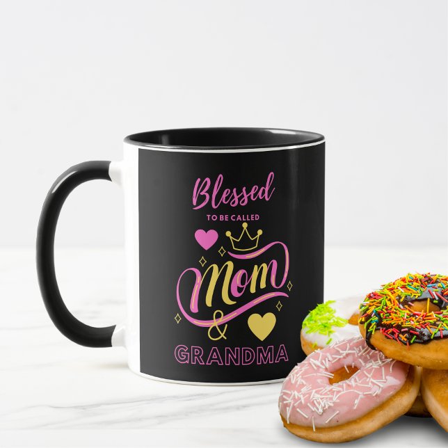 Grandma Mug - Blessed to Be Called Mum and Grandma (Creator Uploaded)