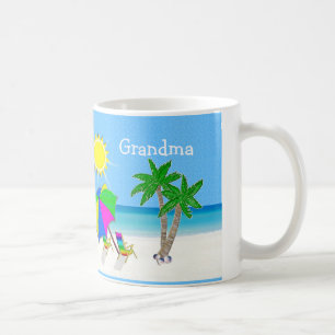 GRANDMA Mugs Beach Themed Coffee Mugs