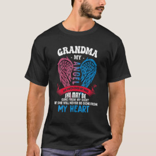 Grandma My Angel She Watch Over My Back Never Gone T-Shirt