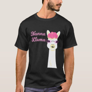 Grandma  Nanna Llama T-Shirt