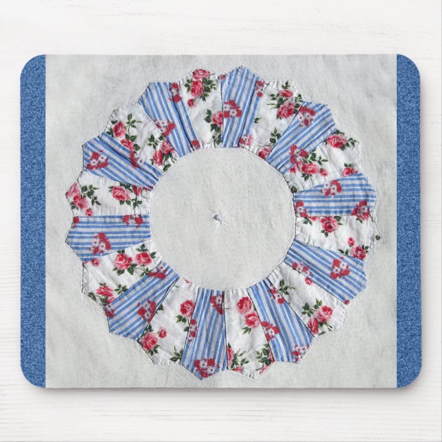 Grandma Nellie's Quilt - Block #3 Mouse Pad (Front)