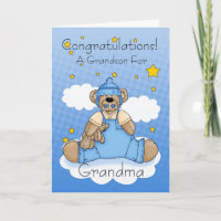 Grandma New Baby Boy Congratulations