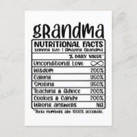 Grandma Nutritional Facts