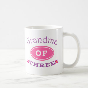 Grandma of 3 coffee mug