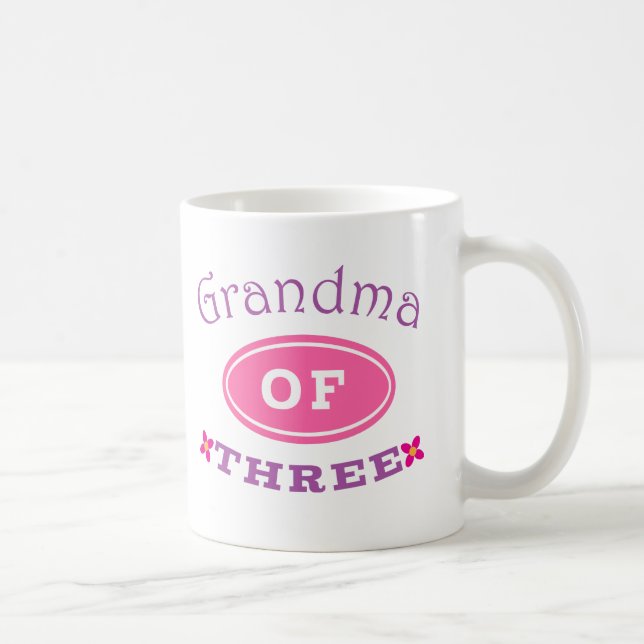 Grandma of 3 coffee mug (Right)