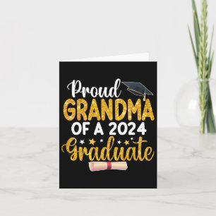 Grandma Of A 2024 Graduate Cl Of 2024 Graduation 1 Card
