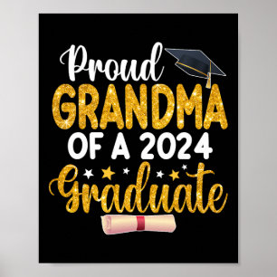 Grandma Of A 2024 Graduate Cl Of 2024 Graduation 1 Poster