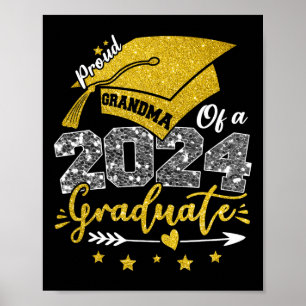 Grandma Of A 2024 Graduate For Family Graduation 2 Poster