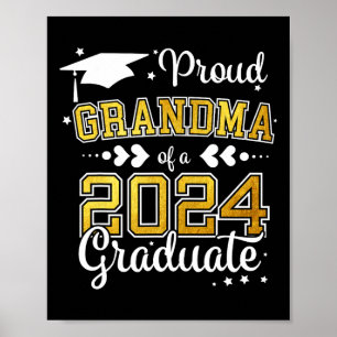Grandma Of A Cl Of 2024 Graduate 2024 Senior 2024  Poster