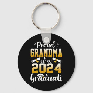 Grandma Of A Cl Of 2024 Graduate Senior Graduation Key Ring