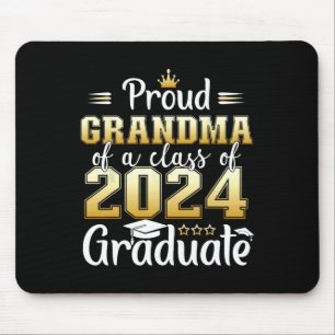 Grandma Of A Cl Of 2024 Graduate Senior Graduation Mouse Pad