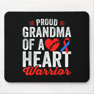 Grandma Of A Heart Warrior Chd Congenital Heart Aw Mouse Pad