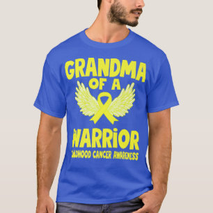 Grandma Of A Warrior Childhood Cancer Awareness Su T-Shirt