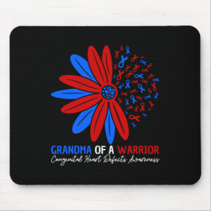 Grandma Of A Warrior Congenital Heart Defects Awar Mouse Pad