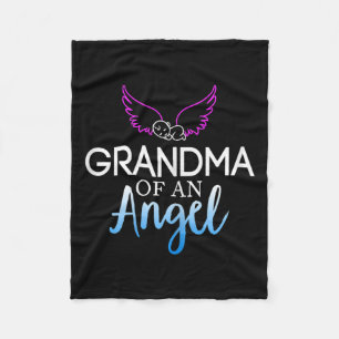 Grandma Of An Angel Sids Awareness Month  Fleece Blanket