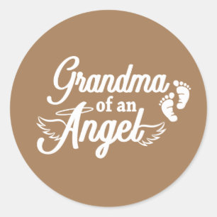 Grandma of an Angel Sticker