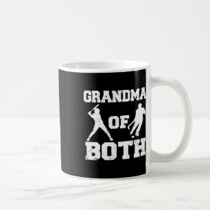 Grandma Of Both Funny Sell Hockey Grandma Coffee Mug