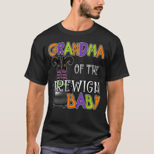 Grandma of Brewing Baby Halloween Theme Baby Showe T-Shirt