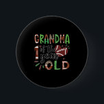 Grandma Of The 1 Year Old Football 1st Birthday Bo 6 Cm Round Badge<br><div class="desc">Grandma Of The 1 Year Old Football 1st Birthday Boy</div>