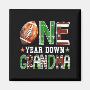 Grandma Of The 1st Birthday Boy Football Touchdown Magnet