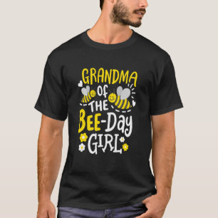 Grandma of the Bee-Day Girl Birthday Party Matchin T-Shirt