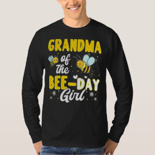 Grandma Of The Bee Day Girl Hive Party Matching Bi T-Shirt