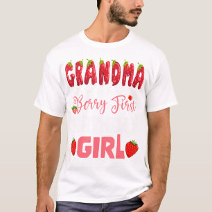 Grandma Of The Berry First Birthday Of Girl Strawb T-Shirt