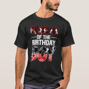 Grandma of the Birthday Boy BMX Bike Matching Fa T-Shirt