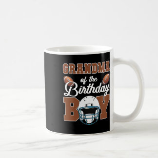 Grandma Of The Birthday Boy Football Party Family Coffee Mug