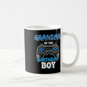 Grandma Of The Birthday Boy Matching Video Game Bi Coffee Mug