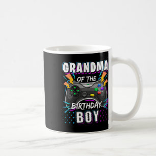 Grandma Of The Birthday Boy Matching Video Game Bi Coffee Mug