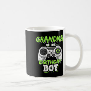 Grandma Of The Birthday Boy Matching Video Game Bi Coffee Mug
