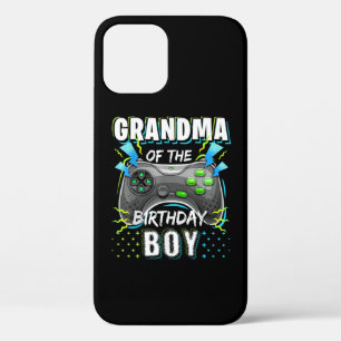 Grandma of the Birthday Boy Matching Video Game iPhone 12 Case