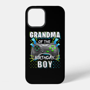 Grandma of the Birthday Boy Matching Video Game iPhone 12 Case