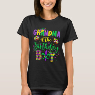Grandma Of The Birthday Boy Shirt Mardi Gras Gigi