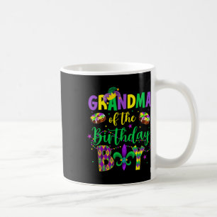 Grandma Of The Birthday Boy Shirt Mardi Gras Gigi Coffee Mug