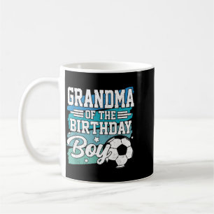 Grandma Of The Birthday Boy Soccer Family Matching Coffee Mug