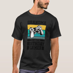 Grandma Of The Birthday Gamer Video Games Conole G T-Shirt
