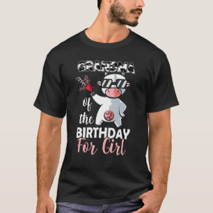 Grandma Of The Birthday Girl Family Cow First Bda T-Shirt