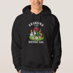 Grandma Of The Birthday Girl Farm Animals Farm The Hoodie