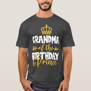 Grandma of The Birthday Prince Bday Idea For Boy T-Shirt