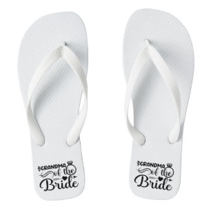Grandma of the Bride Flip Flops